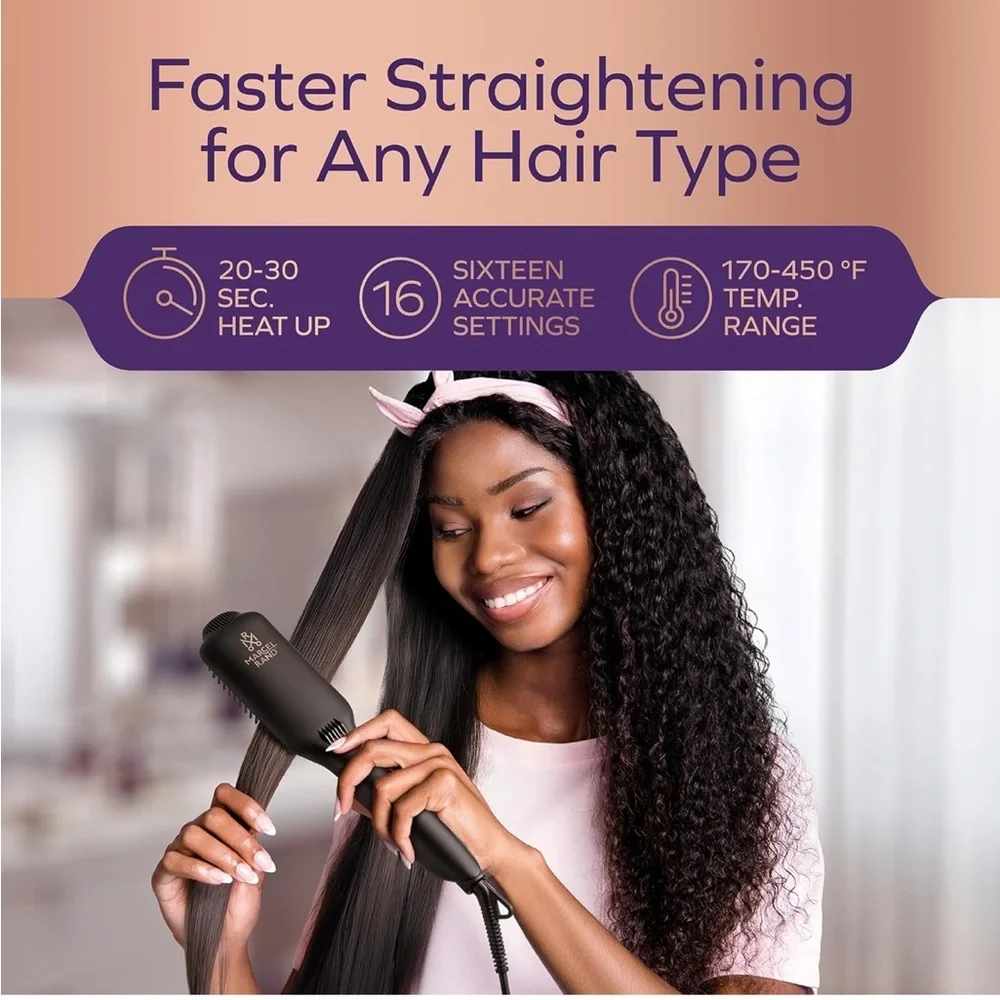 Marcel Rand Dual Voltage Hair Straightening Brush